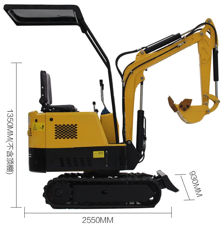 凯迪沃KV813小工程微型履带挖掘机